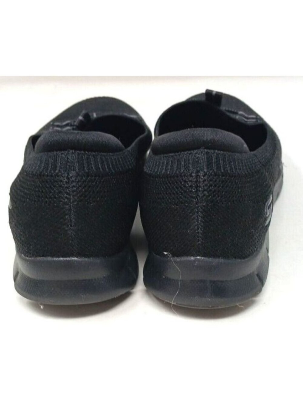 Skechers Stretch Fit AIR COOLED MEMORY FOAM Black Womens Shoes Sz 7 EUR 37 #4-2 - Picture 10 of 12